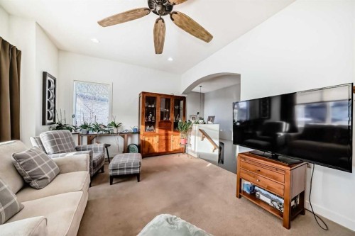 198 Brightonstone Bay Se, Calgary, AB - Indoor Photo Showing Living Room