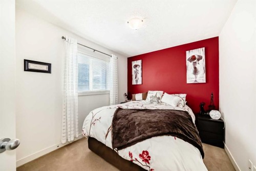198 Brightonstone Bay Se, Calgary, AB - Indoor Photo Showing Bedroom