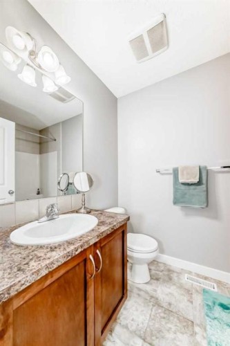 562 New Brighton Drive Se, Calgary, AB - Indoor Photo Showing Bathroom