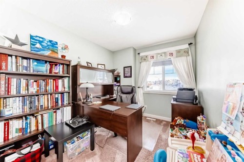 562 New Brighton Drive Se, Calgary, AB - Indoor Photo Showing Office