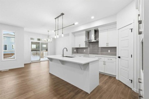 72 Calhoun Rise Ne, Calgary, AB - Indoor Photo Showing Kitchen With Upgraded Kitchen