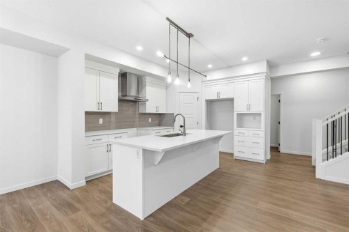 72 Calhoun Rise Ne, Calgary, AB - Indoor Photo Showing Kitchen With Upgraded Kitchen