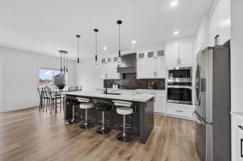 67 Lakes Estates Circle, Strathmore, AB - Indoor Photo Showing Kitchen With Upgraded Kitchen