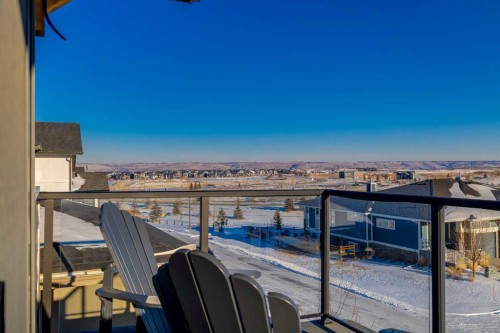 37 Cattail Run, Rural Rocky View County, AB - Outdoor With Balcony With View