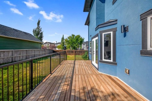 80 Canoe Square Sw, Airdrie, AB - Outdoor With Deck Patio Veranda With Exterior