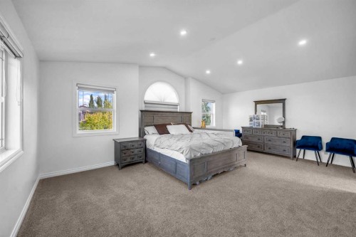 80 Canoe Square Sw, Airdrie, AB - Indoor Photo Showing Bedroom