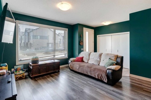 105 Redstone Crescent Ne, Calgary, AB - Indoor Photo Showing Living Room