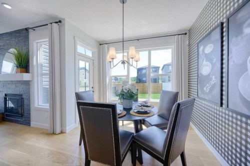 103 Wolf Creek Rise Se, Calgary, AB - Indoor Photo Showing Dining Room