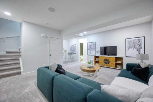 103 Wolf Creek Rise Se, Calgary, AB - Indoor Photo Showing Living Room
