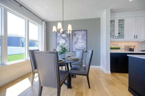 103 Wolf Creek Rise Se, Calgary, AB - Indoor Photo Showing Dining Room
