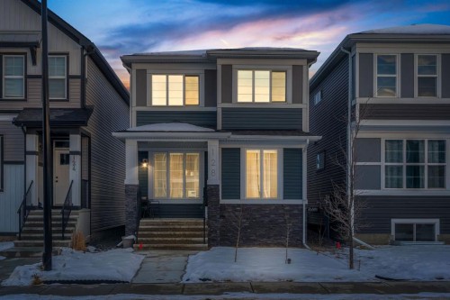 128 Seton Villas Se, Calgary, AB - Outdoor With Facade