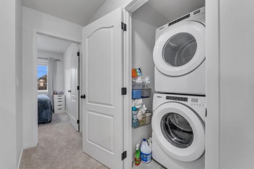 128 Seton Villas Se, Calgary, AB - Indoor Photo Showing Laundry Room