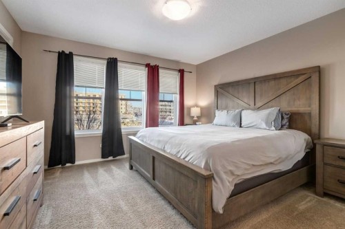 161 Mahogany Drive Se, Calgary, AB - Indoor Photo Showing Bedroom