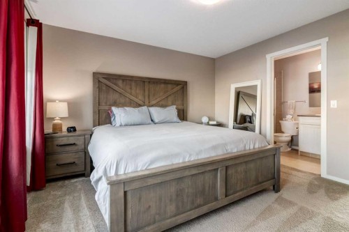161 Mahogany Drive Se, Calgary, AB - Indoor Photo Showing Bedroom