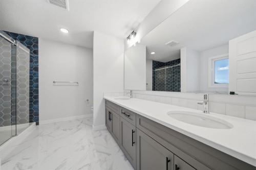 301 Dawson Wharf Road, Chestermere, AB - Indoor Photo Showing Bathroom