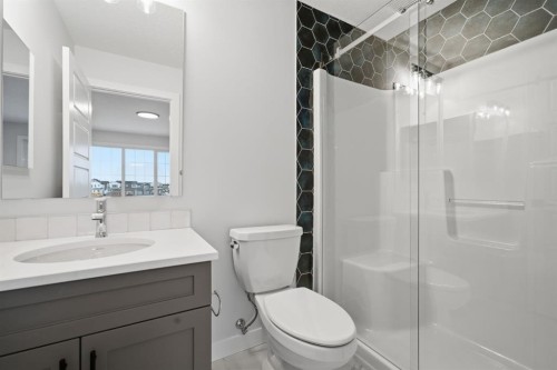 301 Dawson Wharf Road, Chestermere, AB - Indoor Photo Showing Bathroom