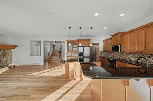 134 Autumn Gardens Se, Calgary, AB - Indoor Photo Showing Kitchen With Upgraded Kitchen