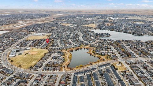 134 Autumn Gardens Se, Calgary, AB - Outdoor With Body Of Water With View