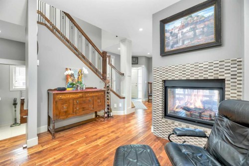 4826 Bowness Road Nw, Calgary, AB - Indoor With Fireplace