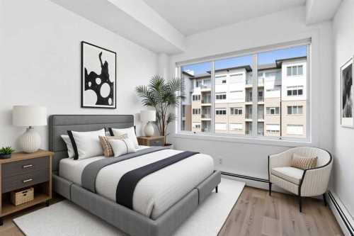 3212-6 Merganser Drive, Chestermere, AB - Indoor Photo Showing Bedroom