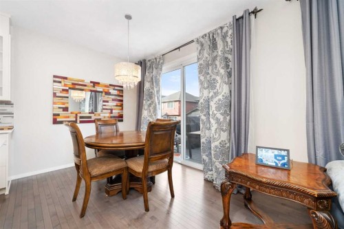 229 Kingsbury Close Se, Airdrie, AB - Indoor Photo Showing Dining Room