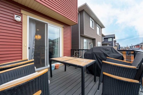 229 Kingsbury Close Se, Airdrie, AB - Outdoor With Deck Patio Veranda With Exterior