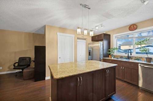 58 Skyview Point Link Ne, Calgary, AB - Indoor Photo Showing Kitchen With Double Sink
