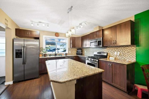 58 Skyview Point Link Ne, Calgary, AB - Indoor Photo Showing Kitchen With Stainless Steel Kitchen