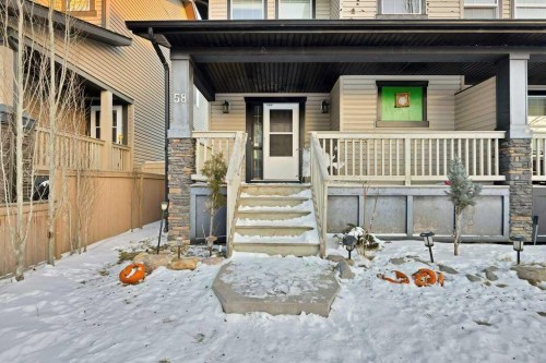 58 Skyview Point Link Ne, Calgary, AB - Outdoor With Deck Patio Veranda