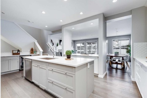 200 Auburn Meadows Crescent Se, Calgary, AB - Indoor Photo Showing Kitchen