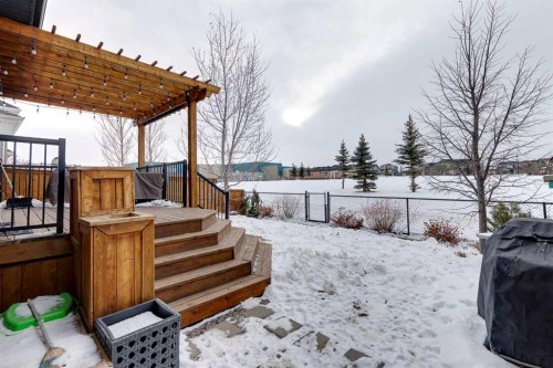 200 Auburn Meadows Crescent Se, Calgary, AB - Outdoor With Deck Patio Veranda