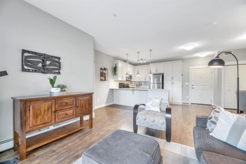 3306-522 Cranford Drive Se, Calgary, AB - Indoor Photo Showing Living Room
