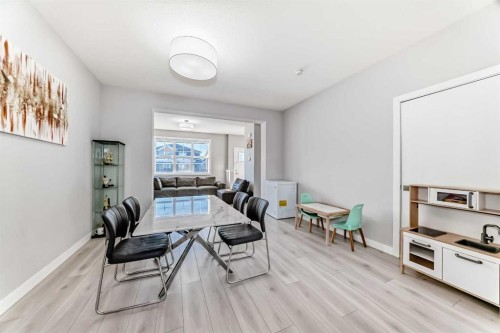 1244 Cornerstone Way Ne, Calgary, AB - Indoor Photo Showing Dining Room