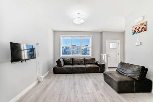 1244 Cornerstone Way Ne, Calgary, AB - Indoor Photo Showing Living Room