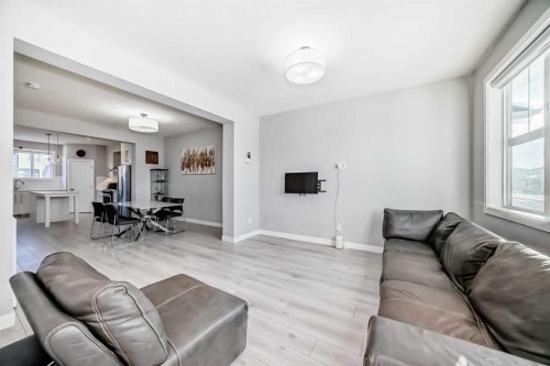 1244 Cornerstone Way Ne, Calgary, AB - Indoor Photo Showing Living Room