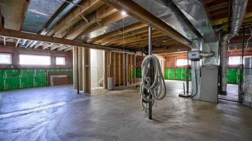 78 Athabasca Crescent, Crossfield, AB - Indoor Photo Showing Basement