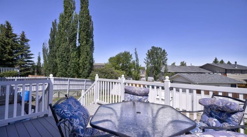 78 Athabasca Crescent, Crossfield, AB - Outdoor With Deck Patio Veranda