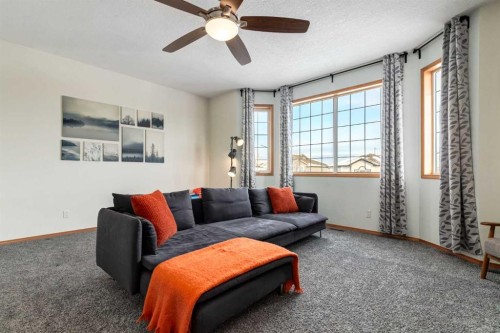13 Bow Ridge Link, Cochrane, AB - Indoor Photo Showing Living Room