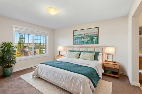 139 Coopers Hill Sw, Airdrie, AB - Indoor Photo Showing Bedroom