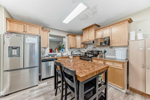 14 Dover Mews Se, Calgary, AB - Indoor Photo Showing Kitchen With Stainless Steel Kitchen
