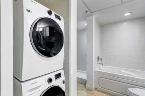 405-1110 11 Street Sw, Calgary, AB - Indoor Photo Showing Laundry Room