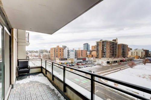 405-1110 11 Street Sw, Calgary, AB - Outdoor With Balcony With View With Exterior