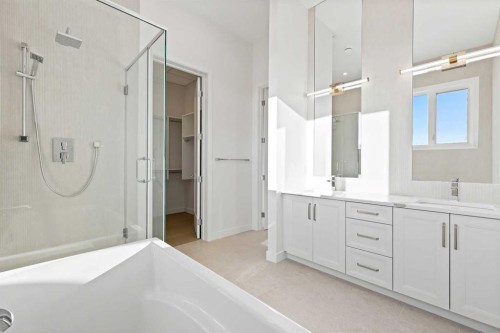 102-140 Marina Cove Se, Calgary, AB - Indoor Photo Showing Bathroom