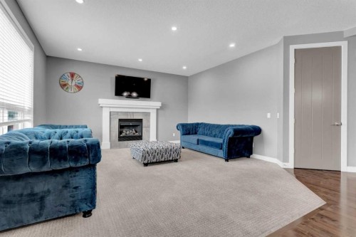 188 Mcivor Terrace, Chestermere, AB - Indoor With Fireplace