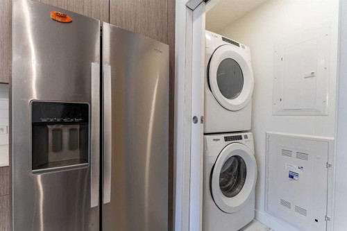 2205-76 Cornerstone Passage Ne, Calgary, AB - Indoor Photo Showing Laundry Room