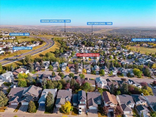64 Macewan Park Rise Nw, Calgary, AB - Outdoor With View