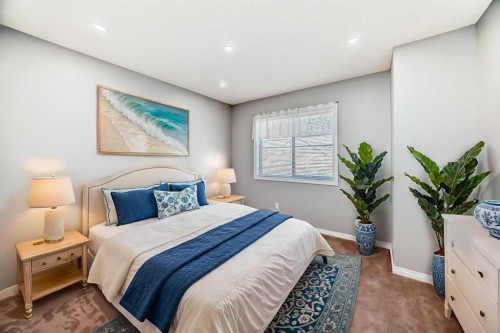 95 Hidden Creek Rise Nw, Calgary, AB - Indoor Photo Showing Bedroom