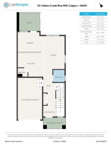 95 Hidden Creek Rise Nw, Calgary, AB - Other