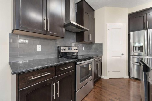 72 Walden Heights Se, Calgary, AB - Indoor Photo Showing Kitchen With Upgraded Kitchen
