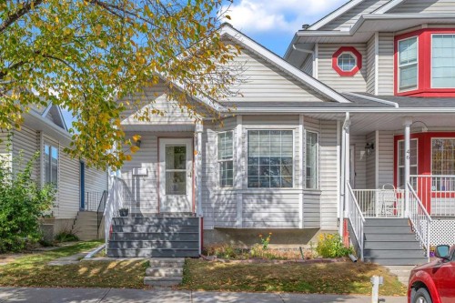 48 Martin Crossing Court Ne, Calgary, AB - Outdoor With Deck Patio Veranda With Facade